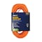 Projex SJTW Extension Cord, 16 AWG, Indoor/Outdoor, 16/3, 1 Outlets, Orange, PVC, 100 ft OU163JTW100OGP - alternate 1
